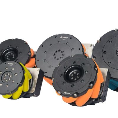 Buy 8 Number of rollers Mecanum Wheels Lightweight 0.8kg Per Wheel Compatible with AGVs Offering Omni Directional Robot Control online manufacture