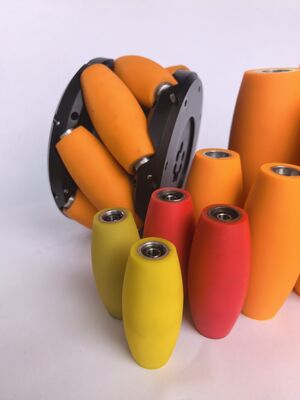 comprar OEM rodas mecânicas personalizáveis de carga pesada 5000kg capacidade de carga 24 polegadas de diâmetro para aplicações AGV online manufacture